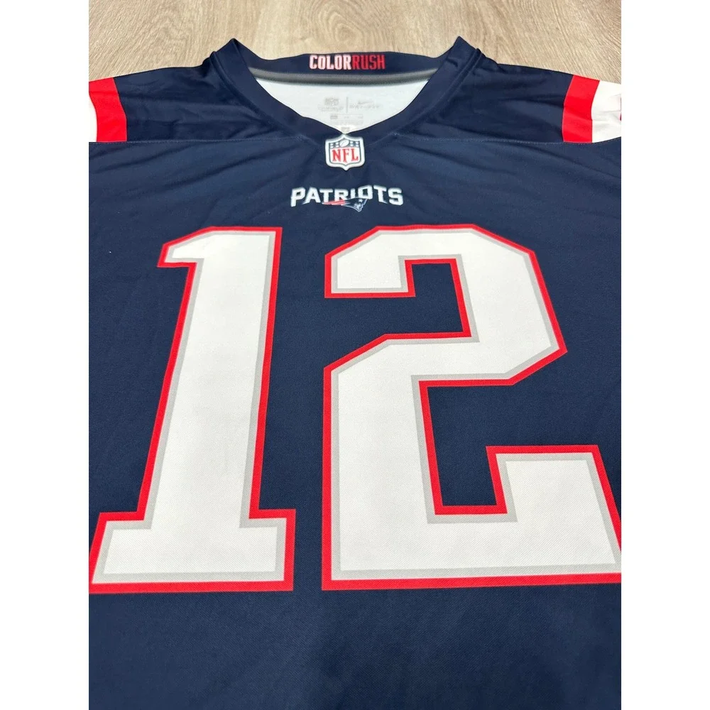 Tom Brady New England‎ Patriots Men's 3XL Nike Color Rush Legend Jersey NWOT - Picture 5 of 9